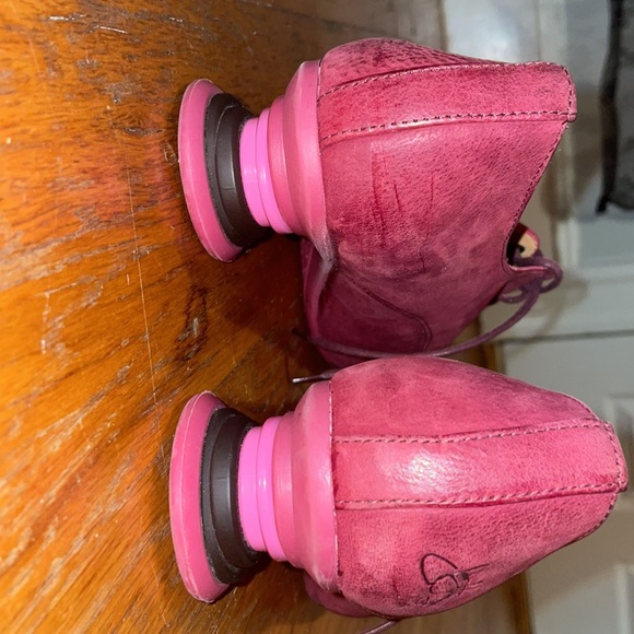 Vintage John Fluevog 1422023 burgundy kitten heel - Picture 4 of 10